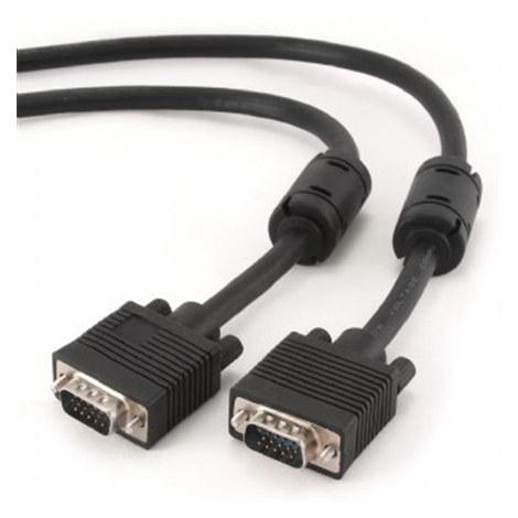 Gembird | CC-PPVGA-10M-B | VGA cable | Male | 15 pin HD D-Sub (HD-15) | Male | 15 pin HD D-Sub (HD-15) | 10 m | Black